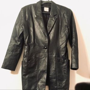🎈100%  Authentic vintage leather coat/jacket.
